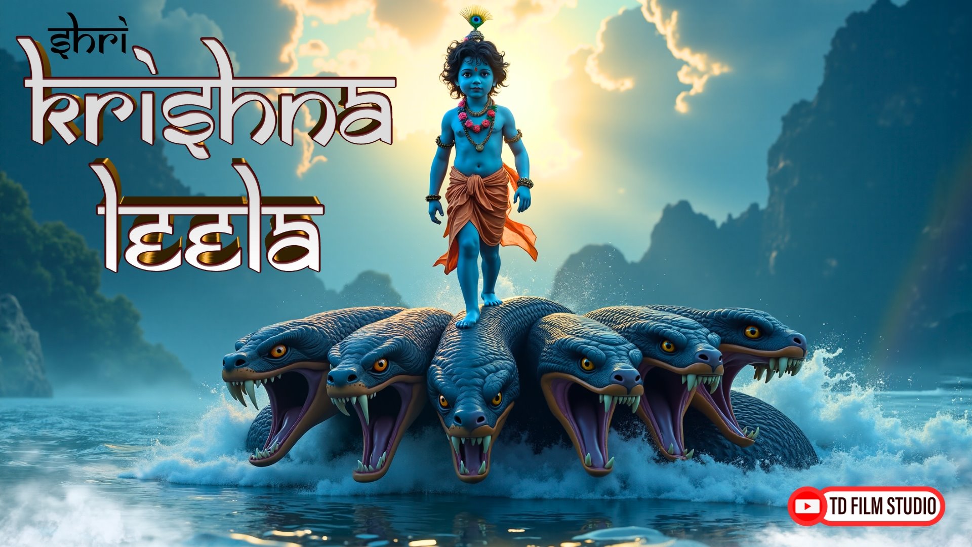 A visual representation of the Krishna Leela, showcasing the power of spiritual storytelling.