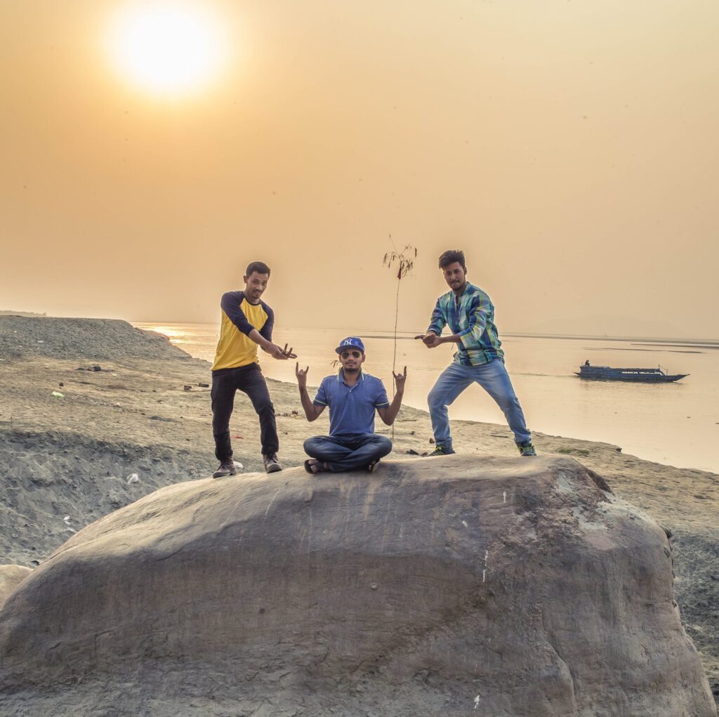 Behind the scenes: filming the Disco Khoini song for Phokotia Tales at sunset