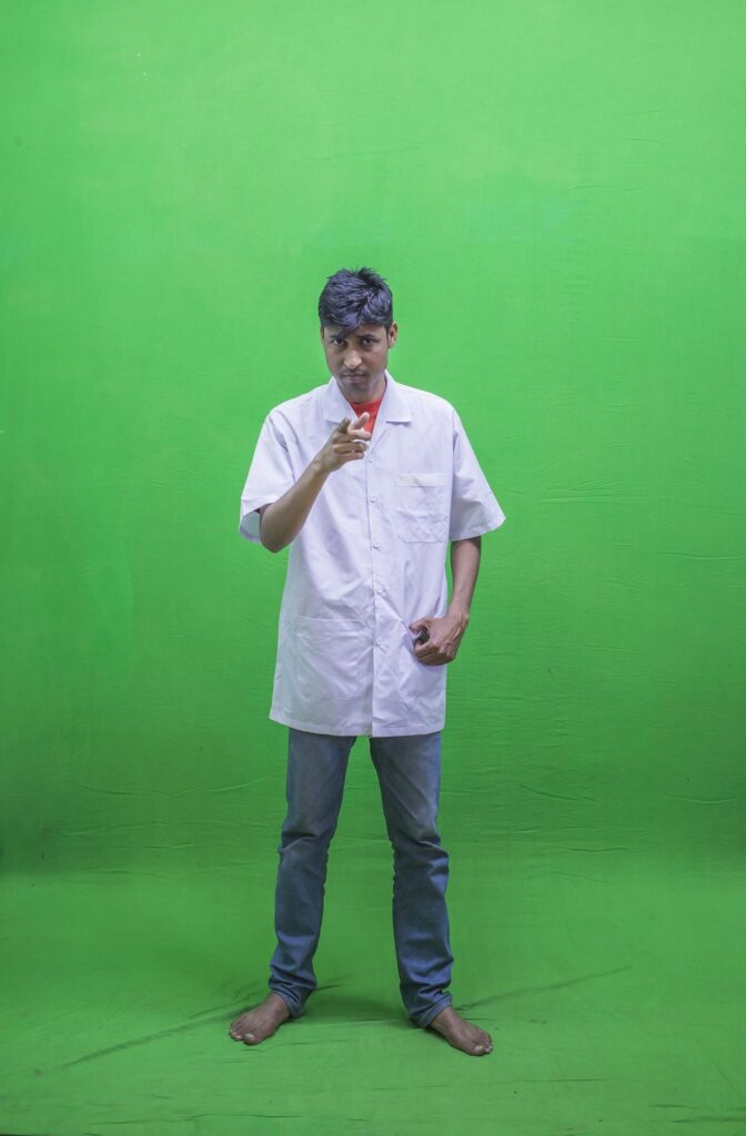 Behind the scenes of Phokotia Tales: a green-screen shoot