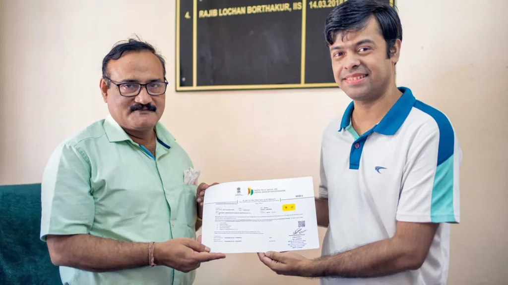 Receiving the Central Board of Film Certification certificate for a feature film